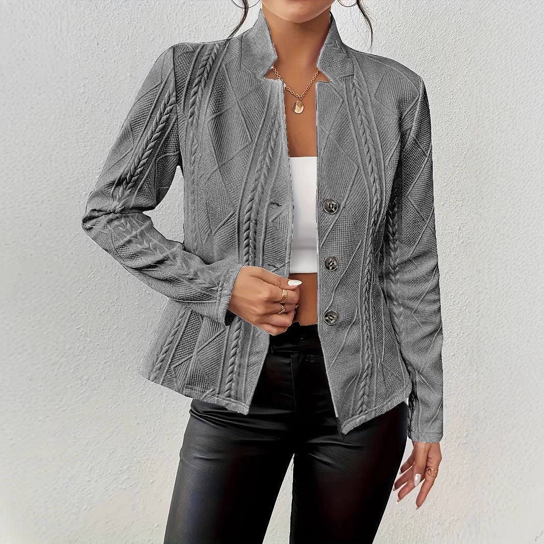 Damen Modischer Blazer mit strukturiertem Design ModeGeist