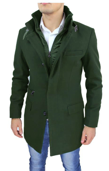 Herren modischer Warmjacke mit innovativem Innenfutter ModeGeist