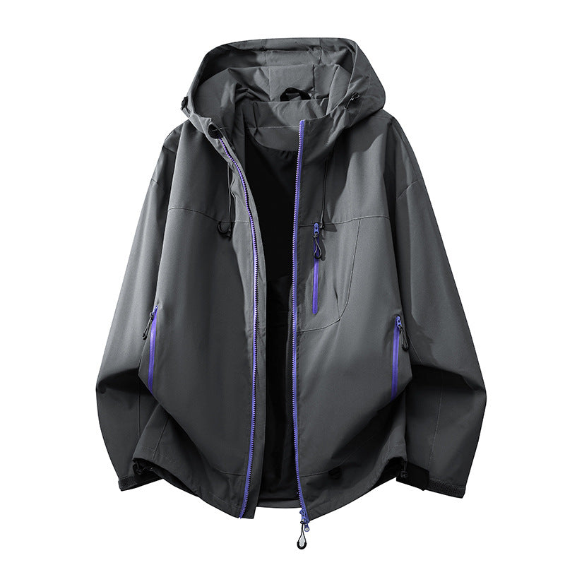 Damen technische Outdoorjacke mit multifunktionalen Taschen und verstellbarem Kapuzensystem ModeGeist