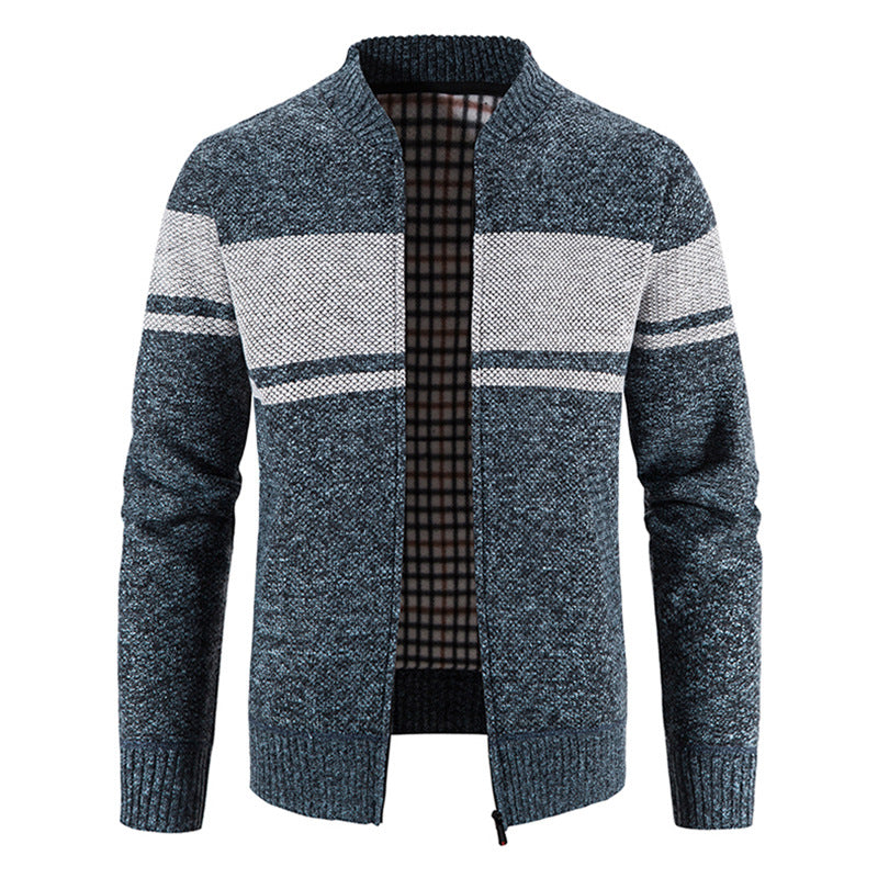 Herren modische Strickjacke mit strukturiertem Design ModeGeist