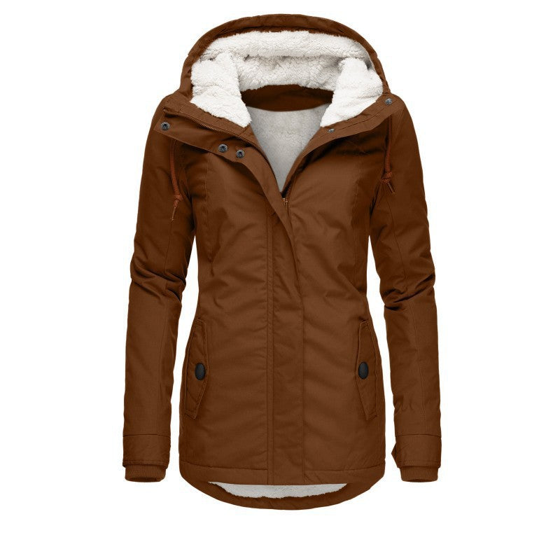 Damen warme Outdoor-Jacke mit kuscheligem Futter ModeGeist