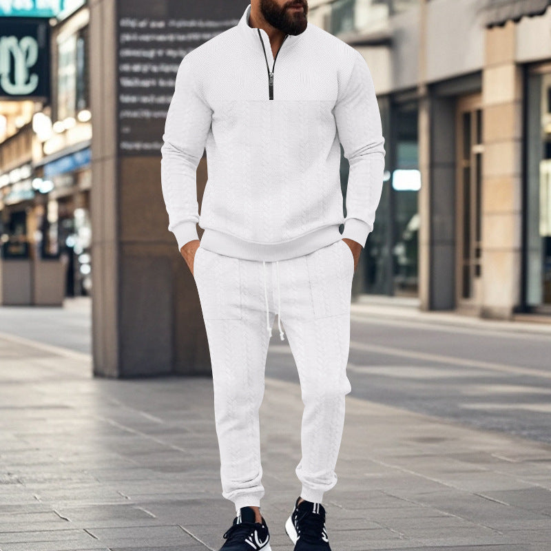 Herren Sportliches Freizeit-Set aus atmungsaktivem Material mit strukturiertem Design ModeGeist