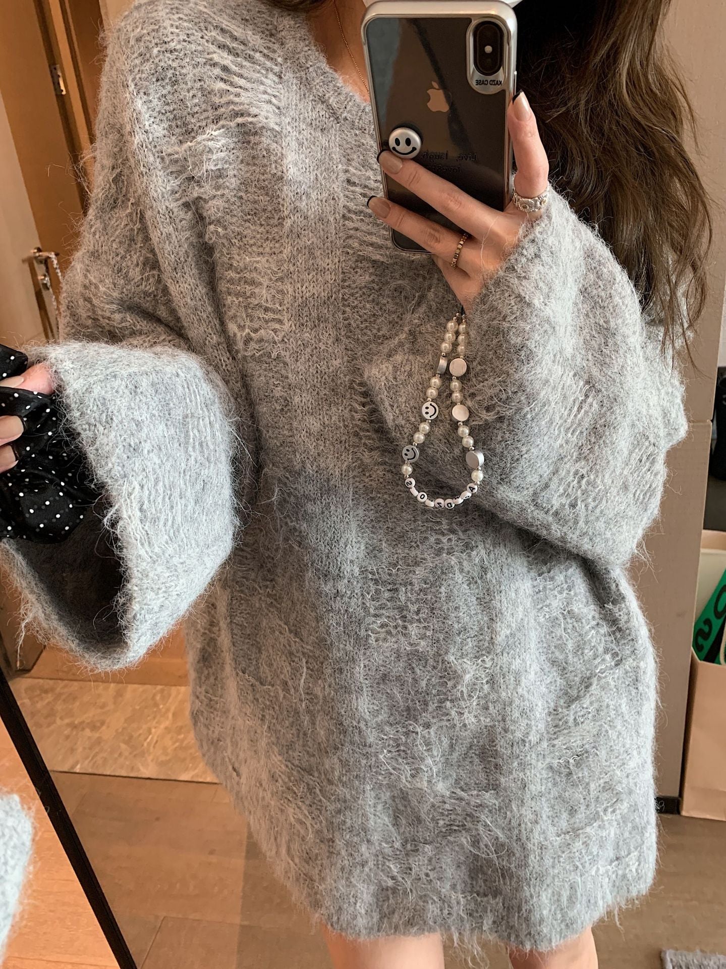 Damen Oversized Strickpullover im lässigen Pullover-Stil ModeGeist