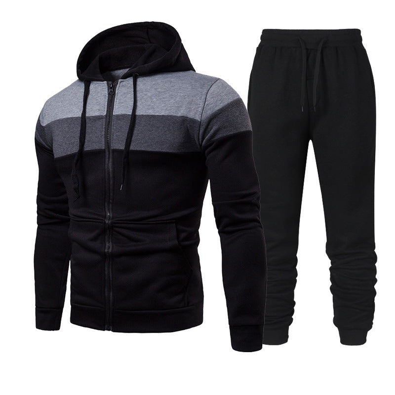 Herren sportliches Freizeit-Set mit modischem Farbblockdesign ModeGeist