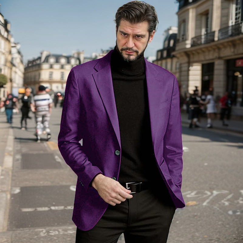 Herren Eleganter Einreiher-Blazer ModeGeist