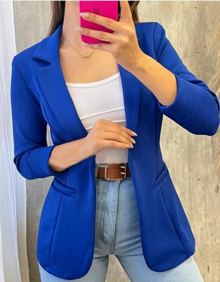 Damen Modischer Blazer mit lässigen Taschen ModeGeist