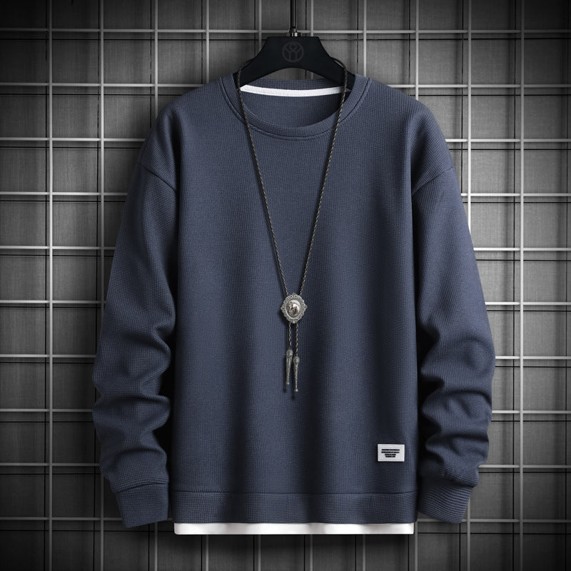 Herren lässiger Sweatshirt mit strukturiertem Stoff und modernem Schnitt ModeGeist
