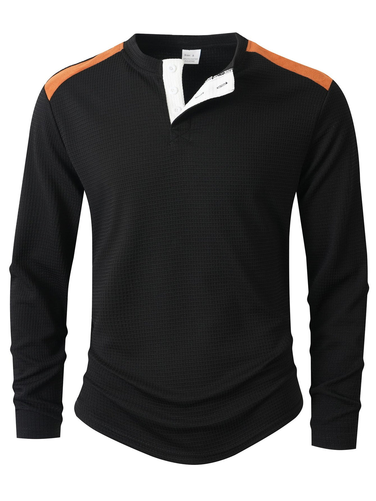 Herren Langarmshirt mit einzigartigem Strukturdesign ModeGeist