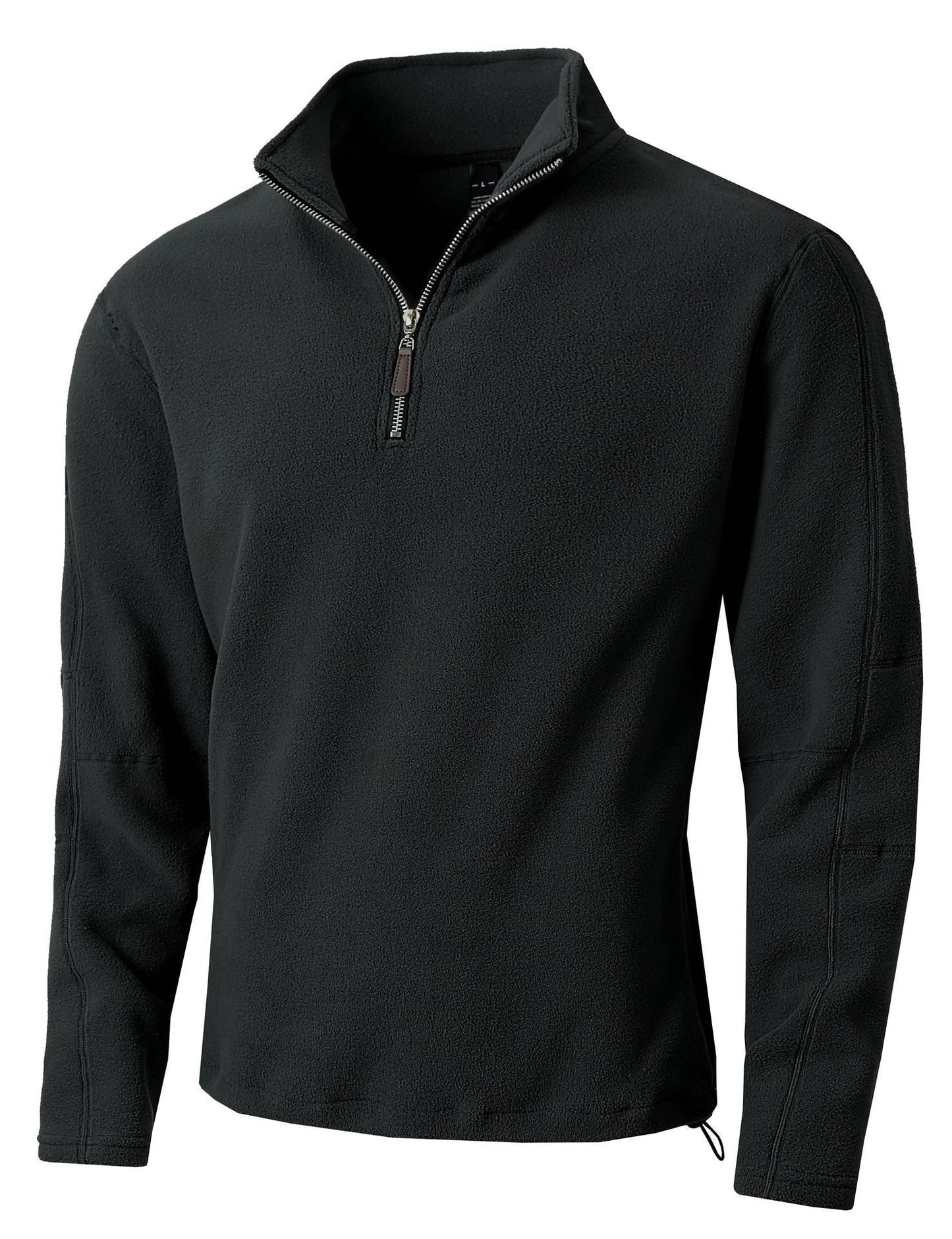 Herren Fleece-Pullover mit halblangem Reißverschluss und Stehkragen ModeGeist