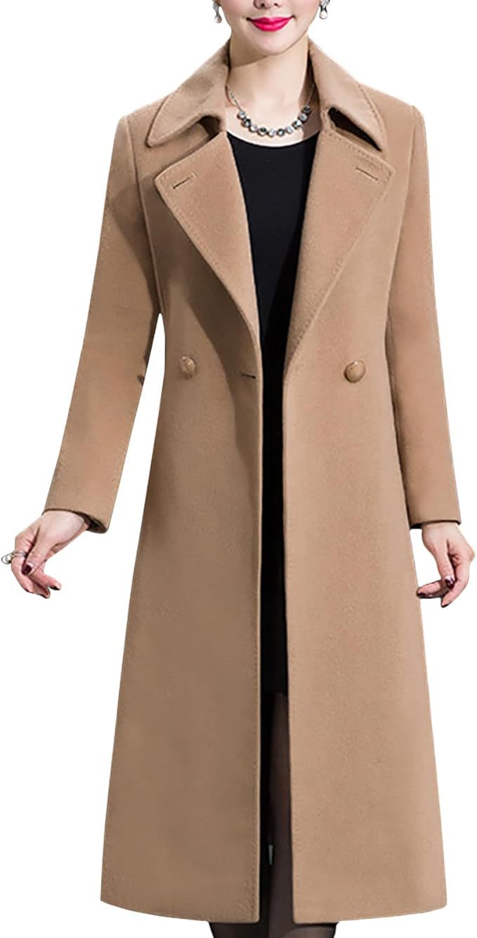 Damen Eleganter langer Mantel ModeGeist