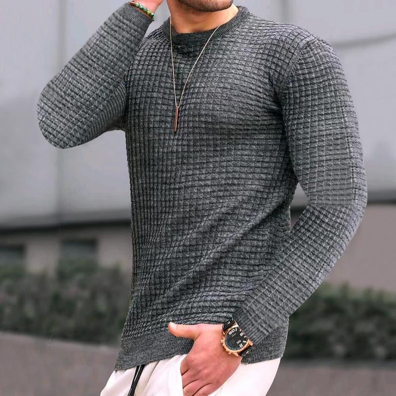 Herren eleganter Strickpullover mit strukturierter Oberfläche ModeGeist