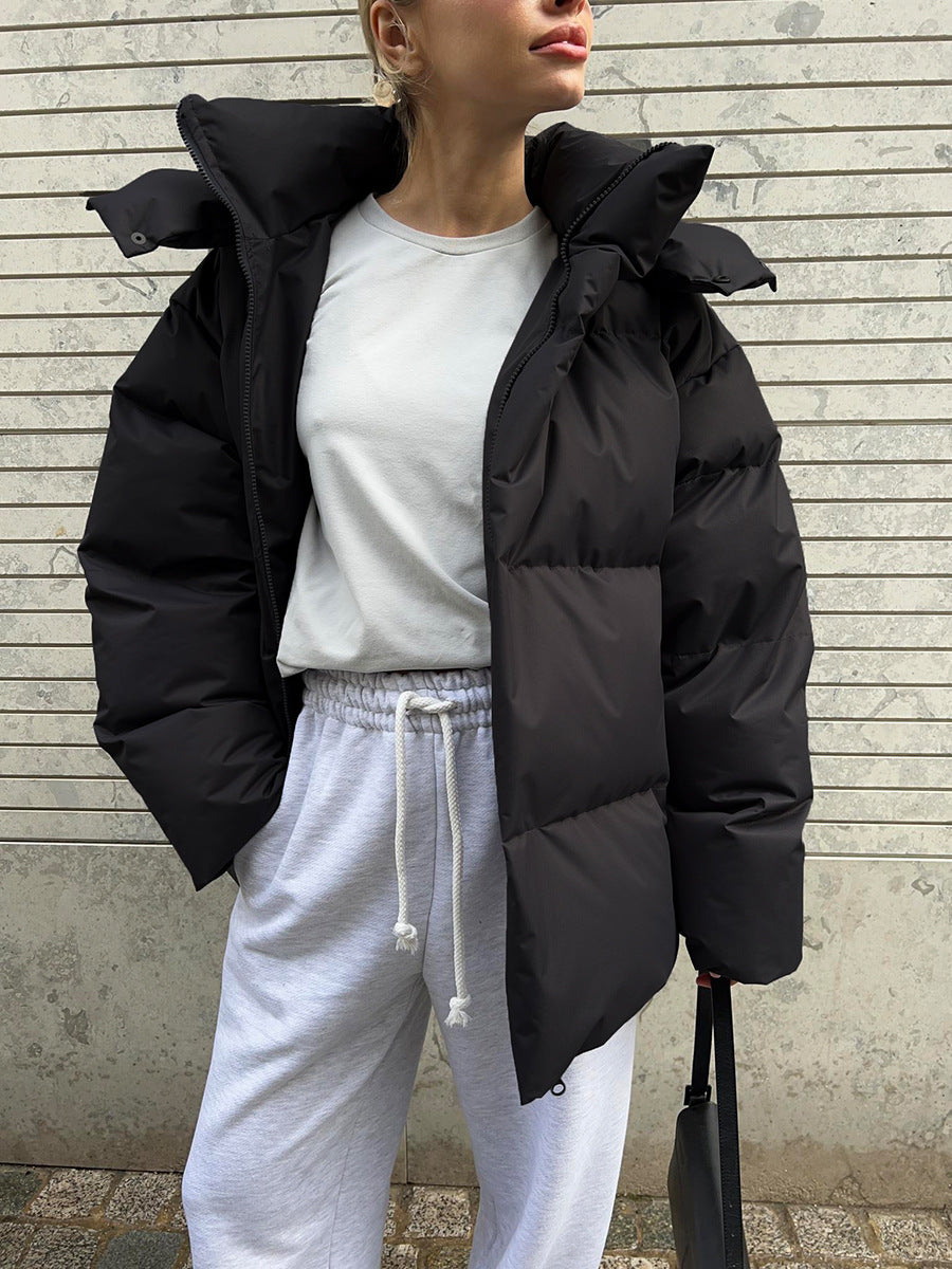 ModeGeist | Schönheit Kapuze Lockere Baumwolljacke