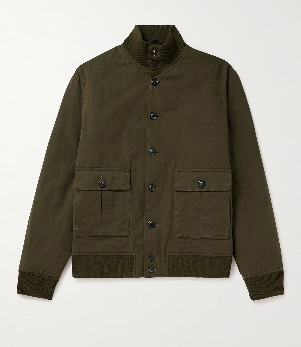 Herren elegante Wildlederjacke mit praktischem Kragen und aufgesetzten Taschen ModeGeist