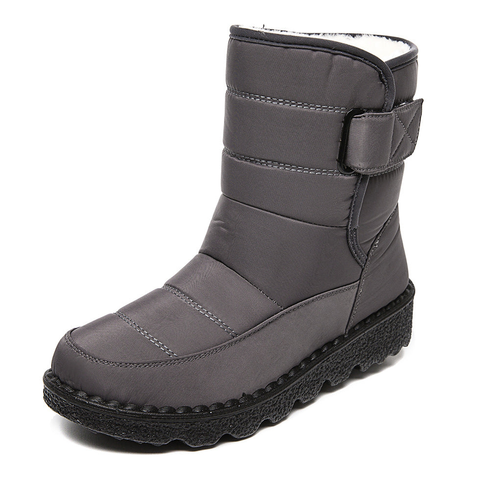 ModeGeist | Wasserdichte High-Top Slip-On Schneestiefel
