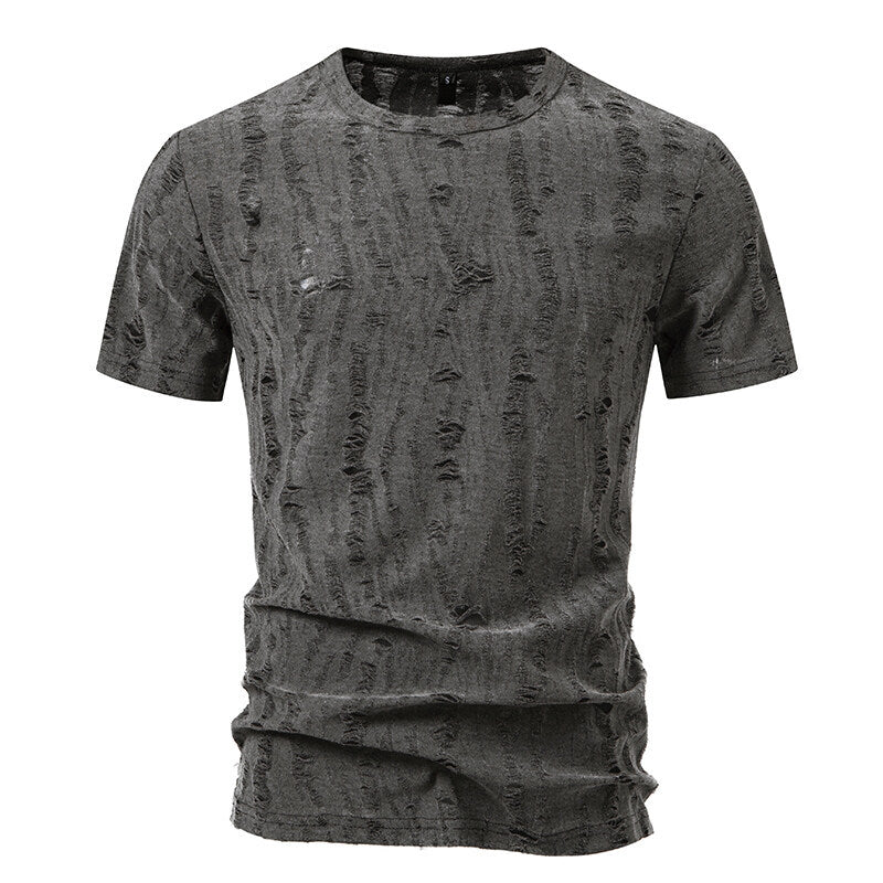 Herren T-Shirt mit strukturiertem Vintage-Design ModeGeist