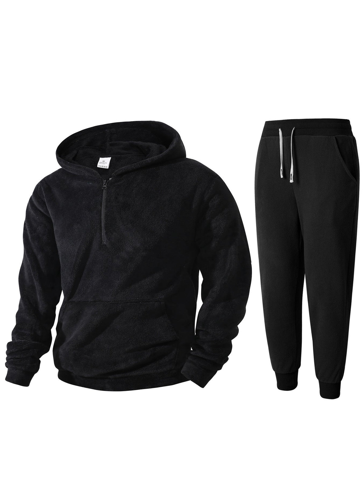 Herren kuscheliges Fleece-Hoodie und Jogginghose Set ModeGeist