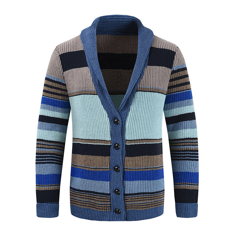 Damen Strickjacke mit buntem Muster ModeGeist