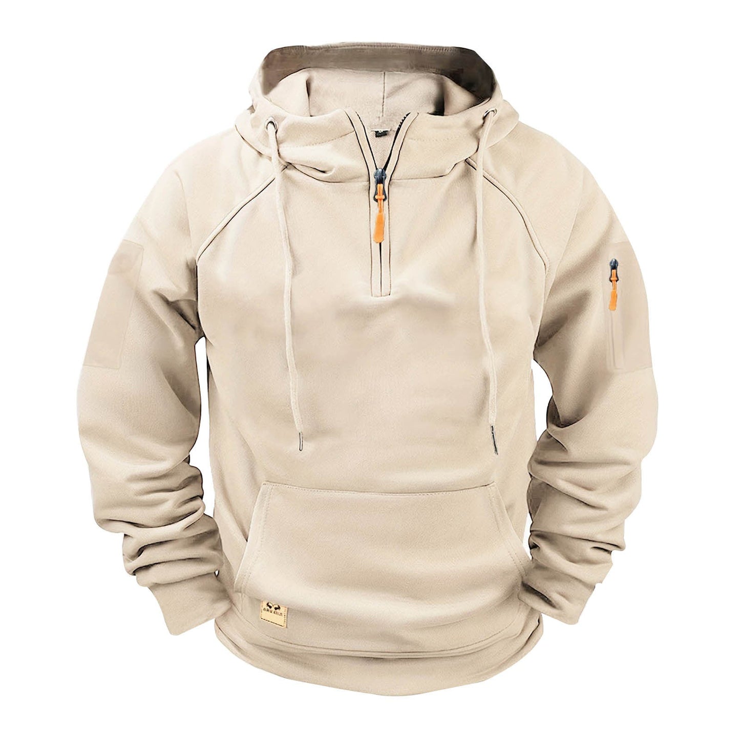 Herren sportlicher Kapuzenpullover mit praktischem Reißverschluss ModeGeist