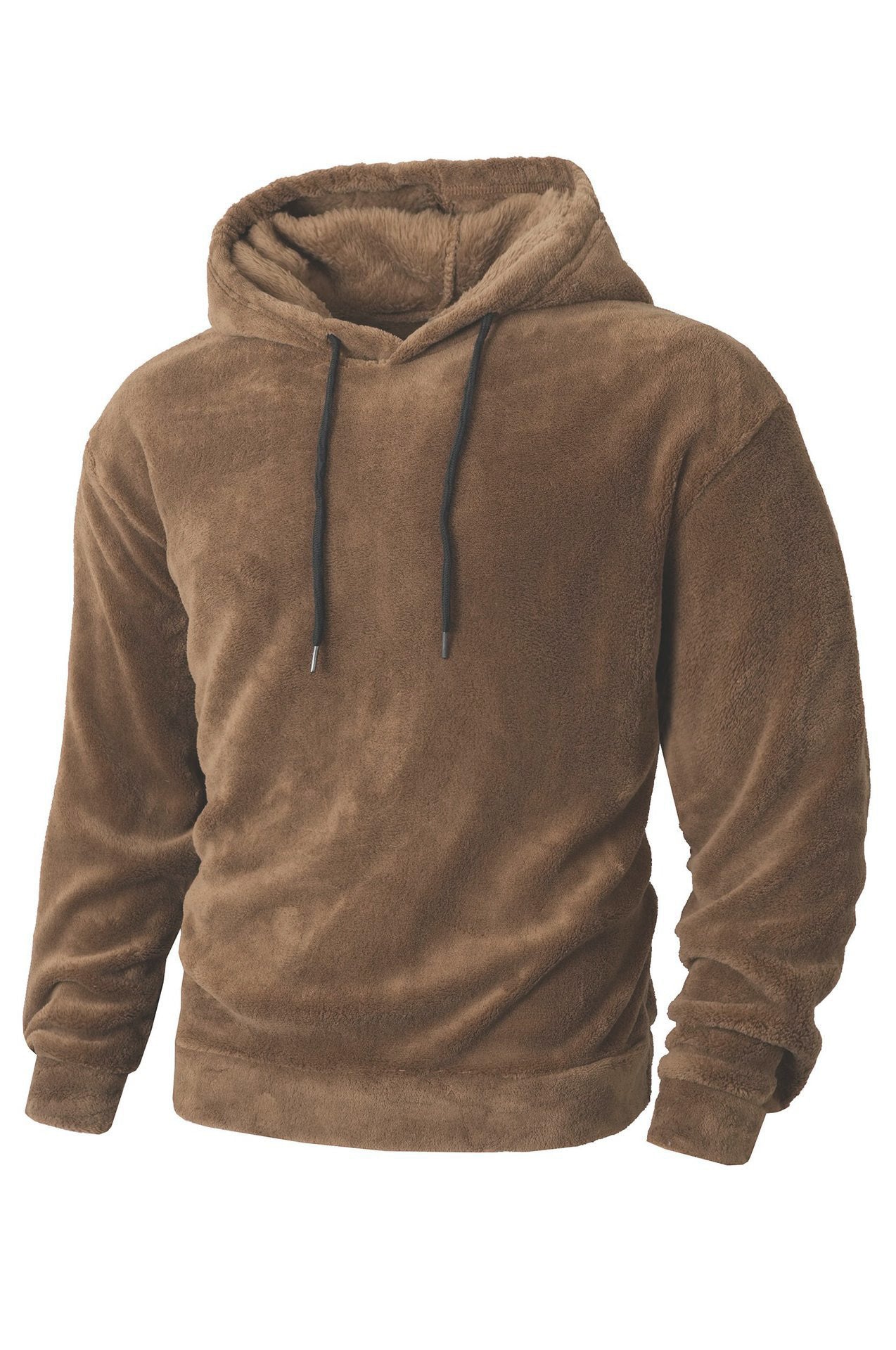 Herren Kuscheliger Fleece-Hoodie mit Kordelzug ModeGeist