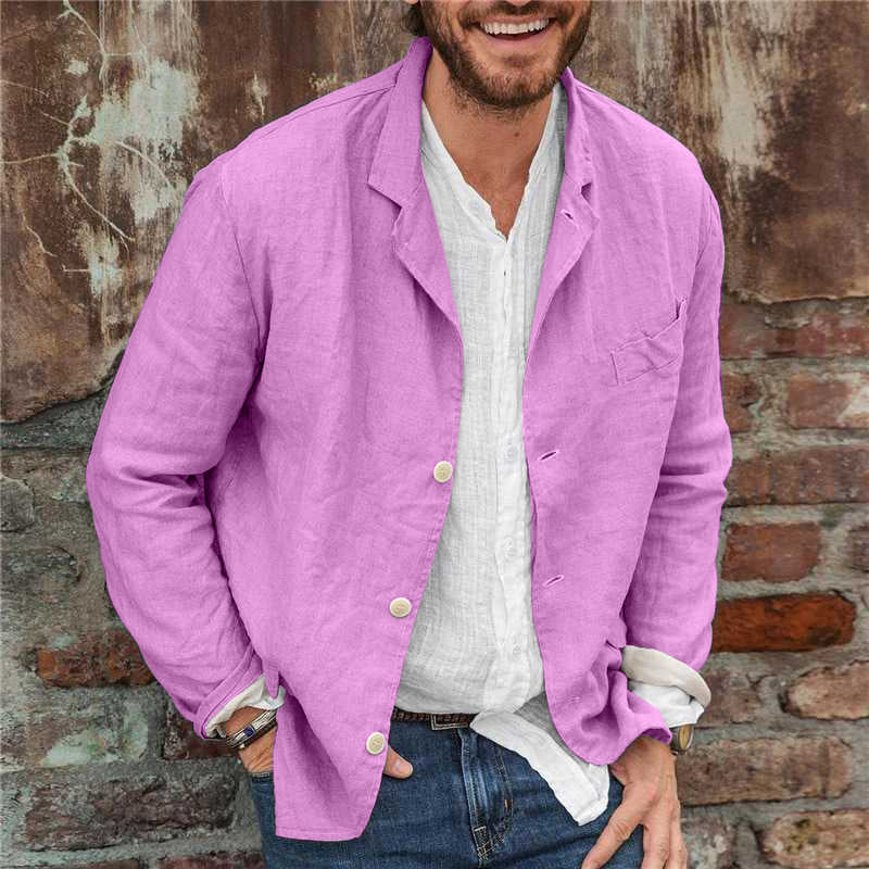 ModeGeist | Leichter Leinenblazer für Männer