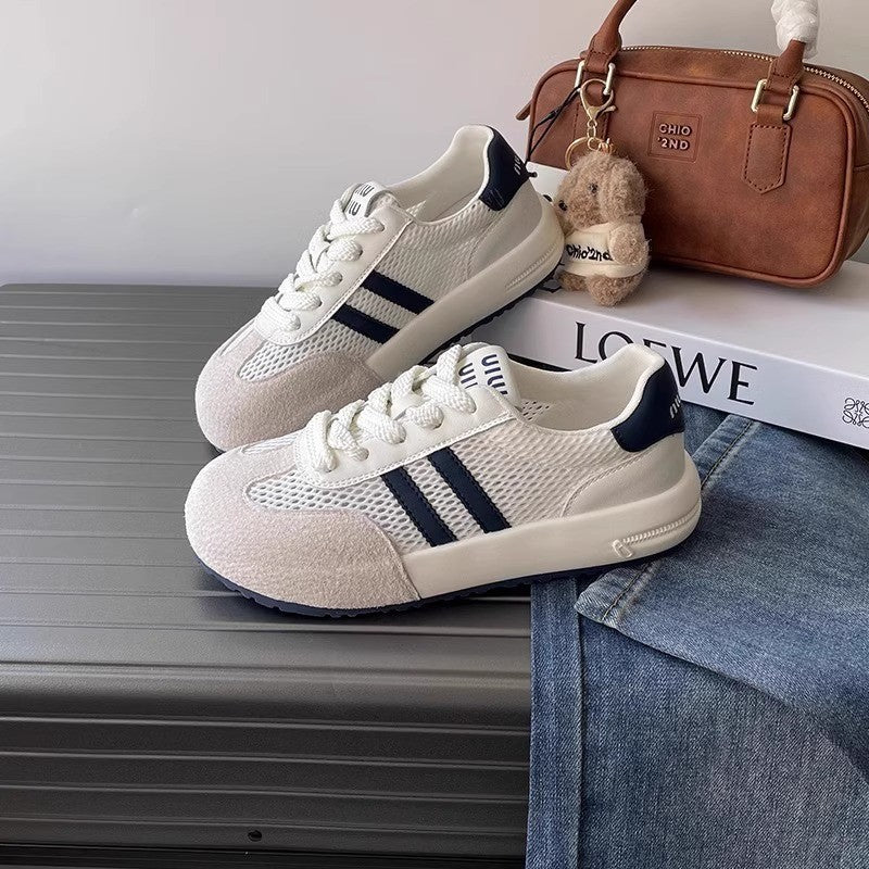 Sportliche Damen-Sneaker mit atmungsaktivem Mesh und rutschfester Sohle von MODEGEIST