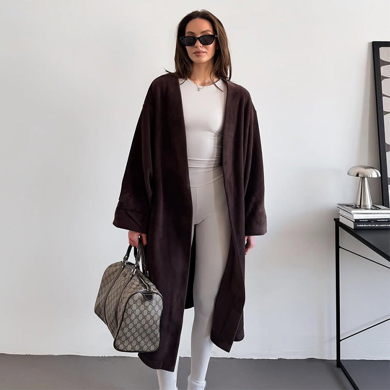 Damen Kuscheliger Oversize-Mantel ModeGeist