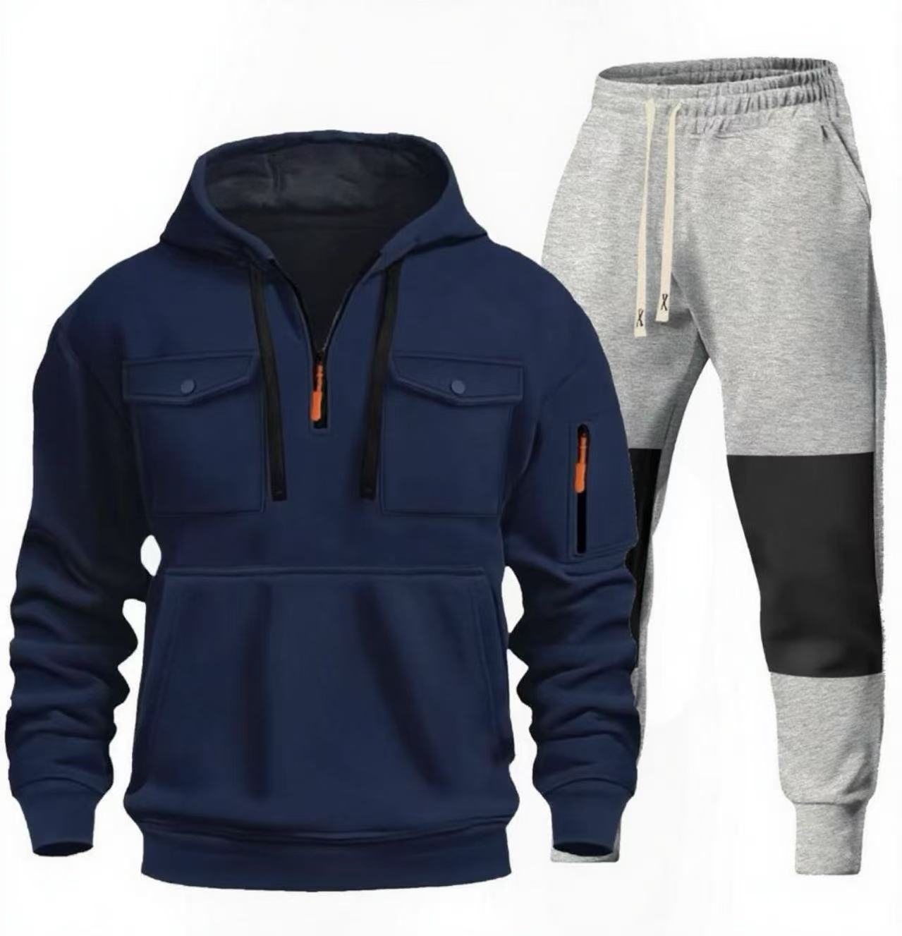 Herren funktionaler Sweatshirt- und Jogginghosen-Set ModeGeist