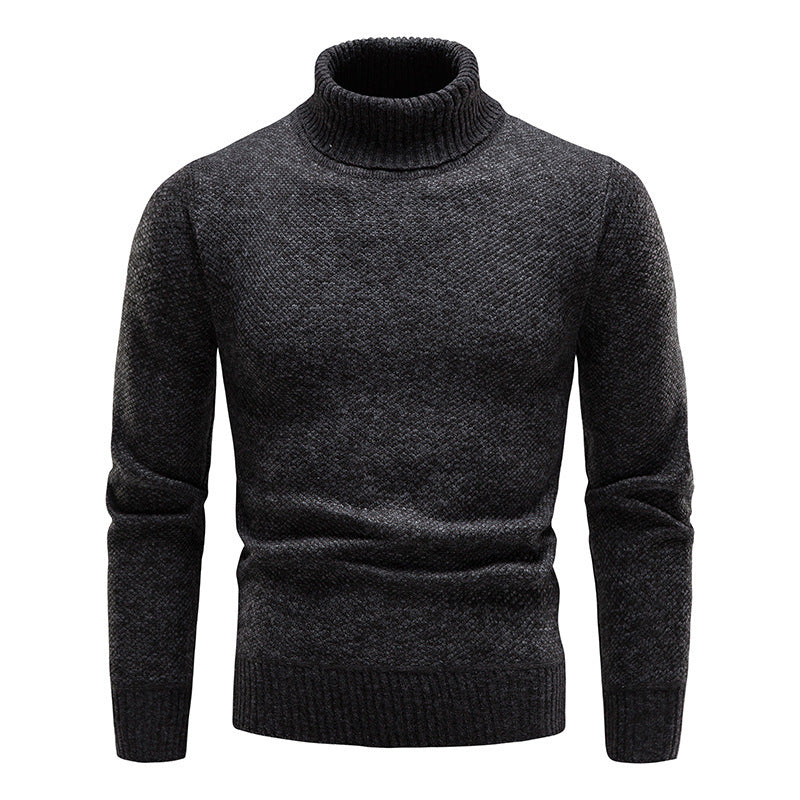 Herren Rollkragenpullover aus hochwertiger Wolle ModeGeist
