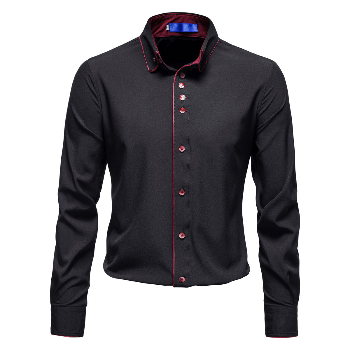 Herren Elegantes Hemd mit kontrastierenden Akzenten ModeGeist