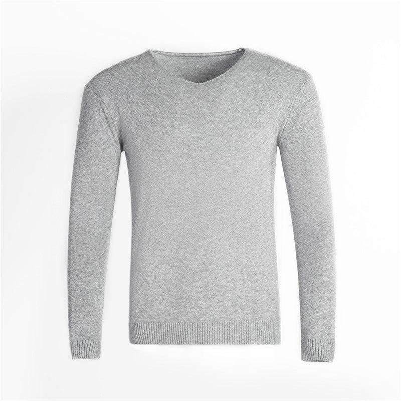 Herren klassischer V-Ausschnitt Pullover ModeGeist