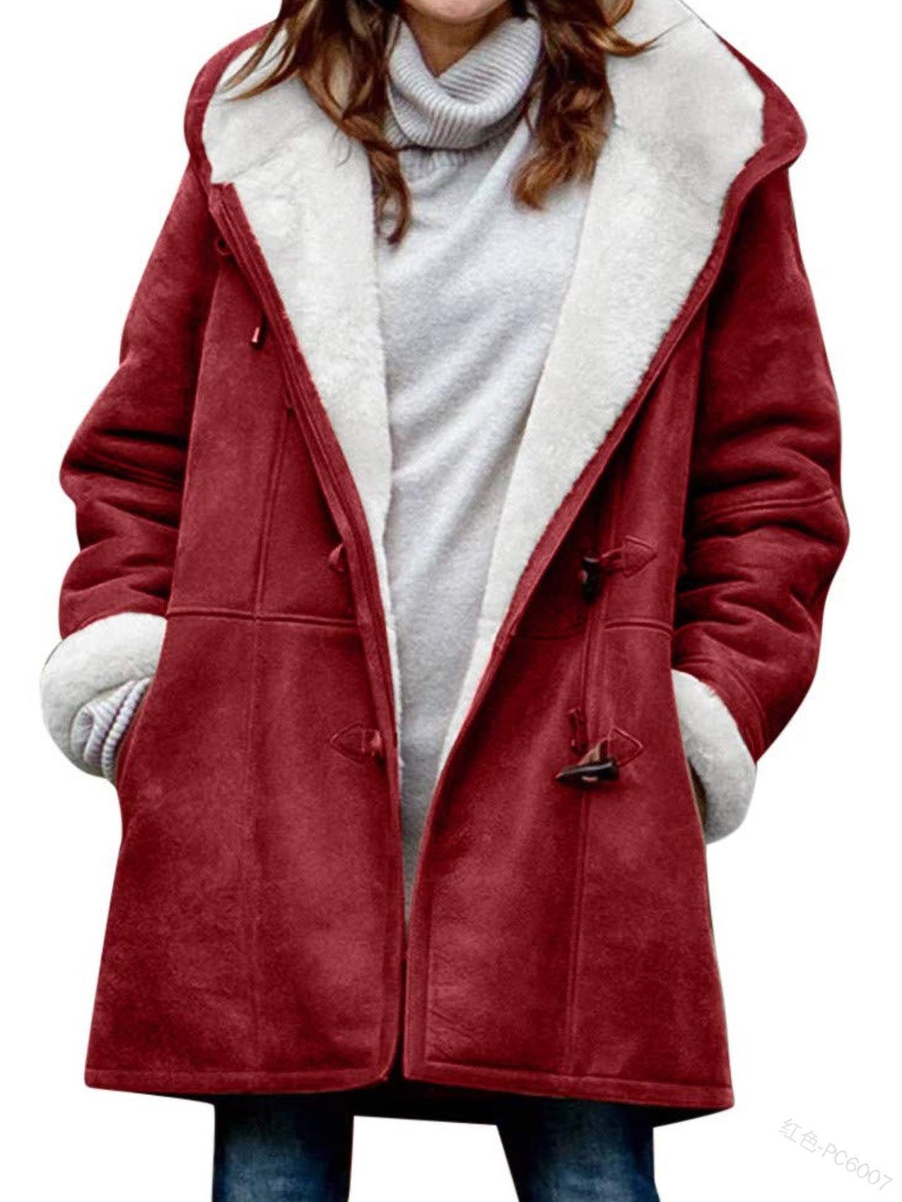 ModeGeist | Fleecejacke mit Kapuze Winter