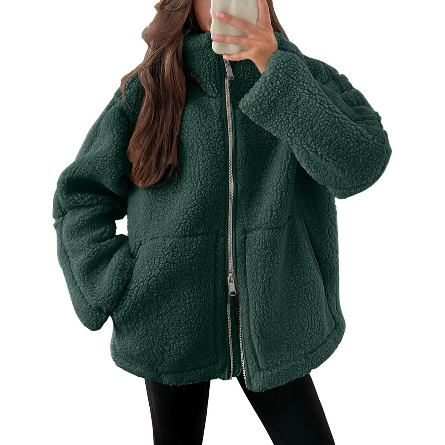 Damen Gemütlicher Fleece-Hoodie ModeGeist