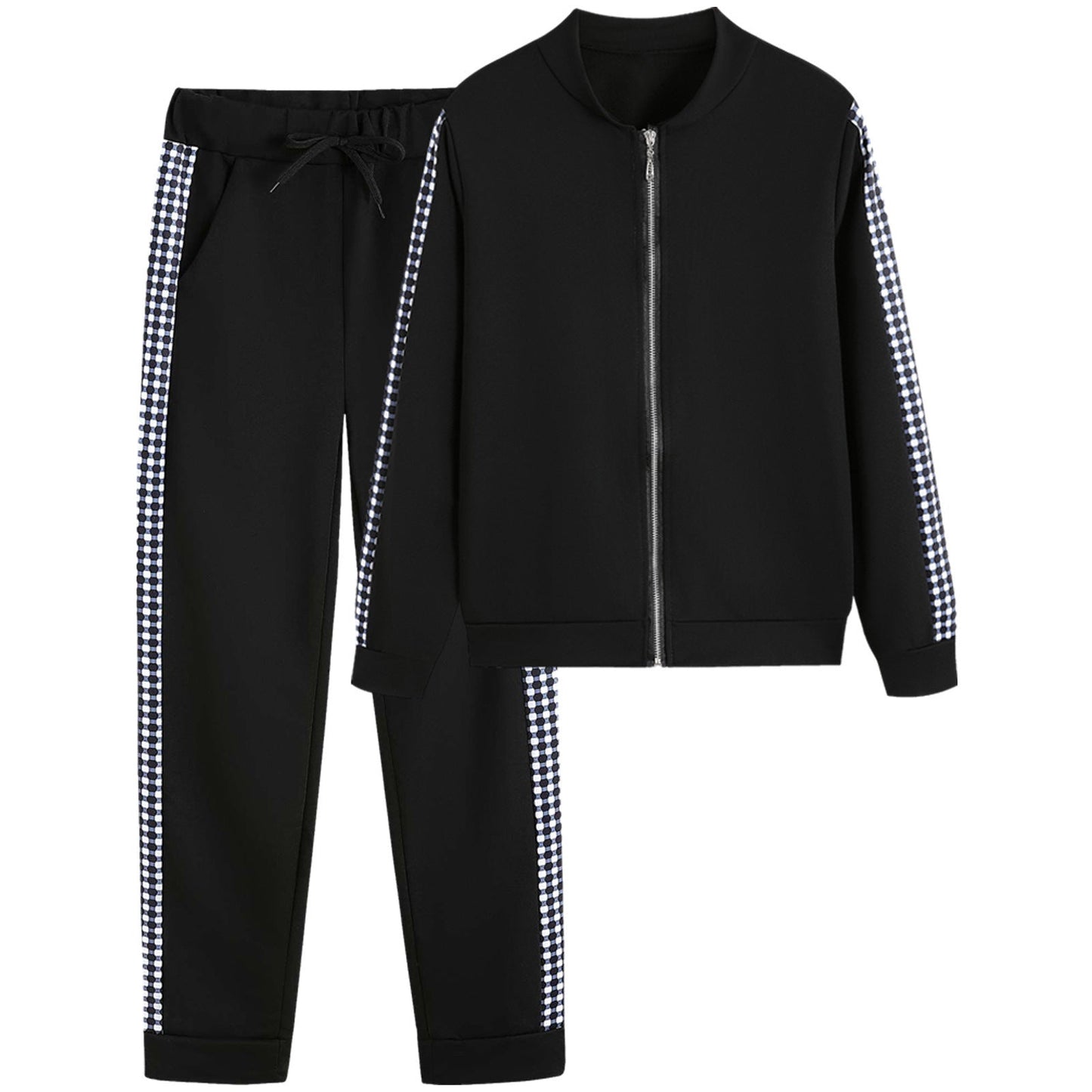 Damen Sportanzug mit stylischen Elemente und elastischem Bund ModeGeist