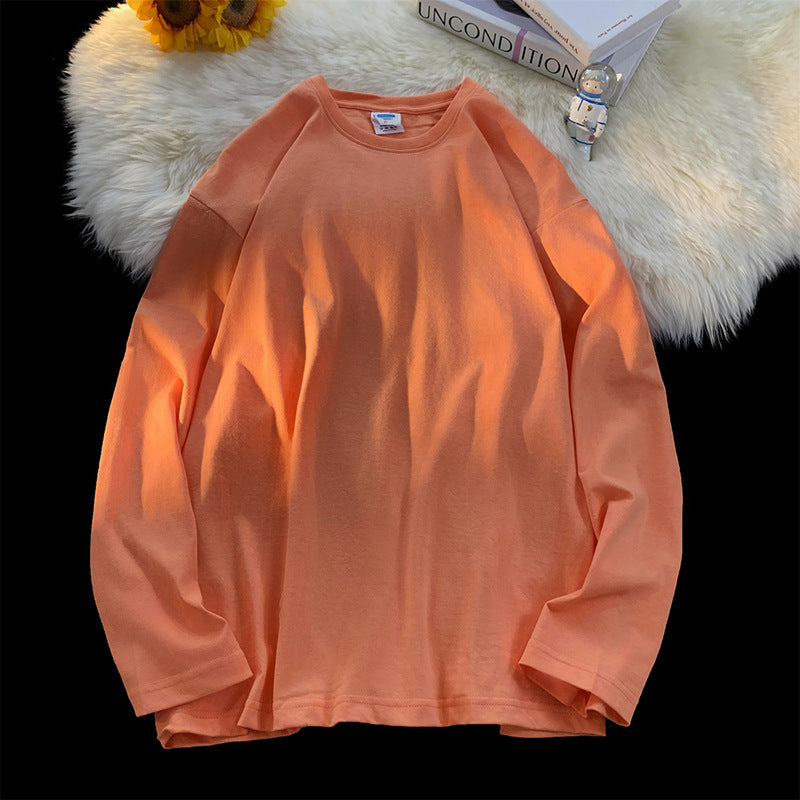 Damen Lässiges Langarmshirt aus hochwertiger Baumwolle ModeGeist
