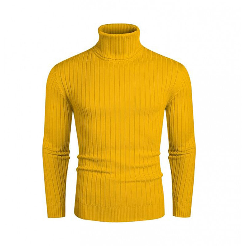 Herren Rollkragenpullover aus hochwertigem Rippstrick ModeGeist