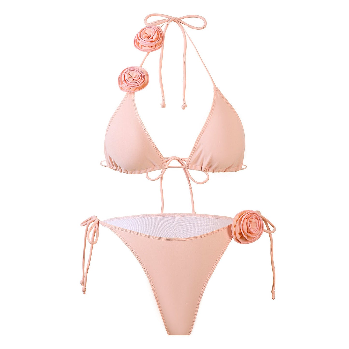 Bikini Dreieck Damen Set mit Blumenmuster MODEGEIST