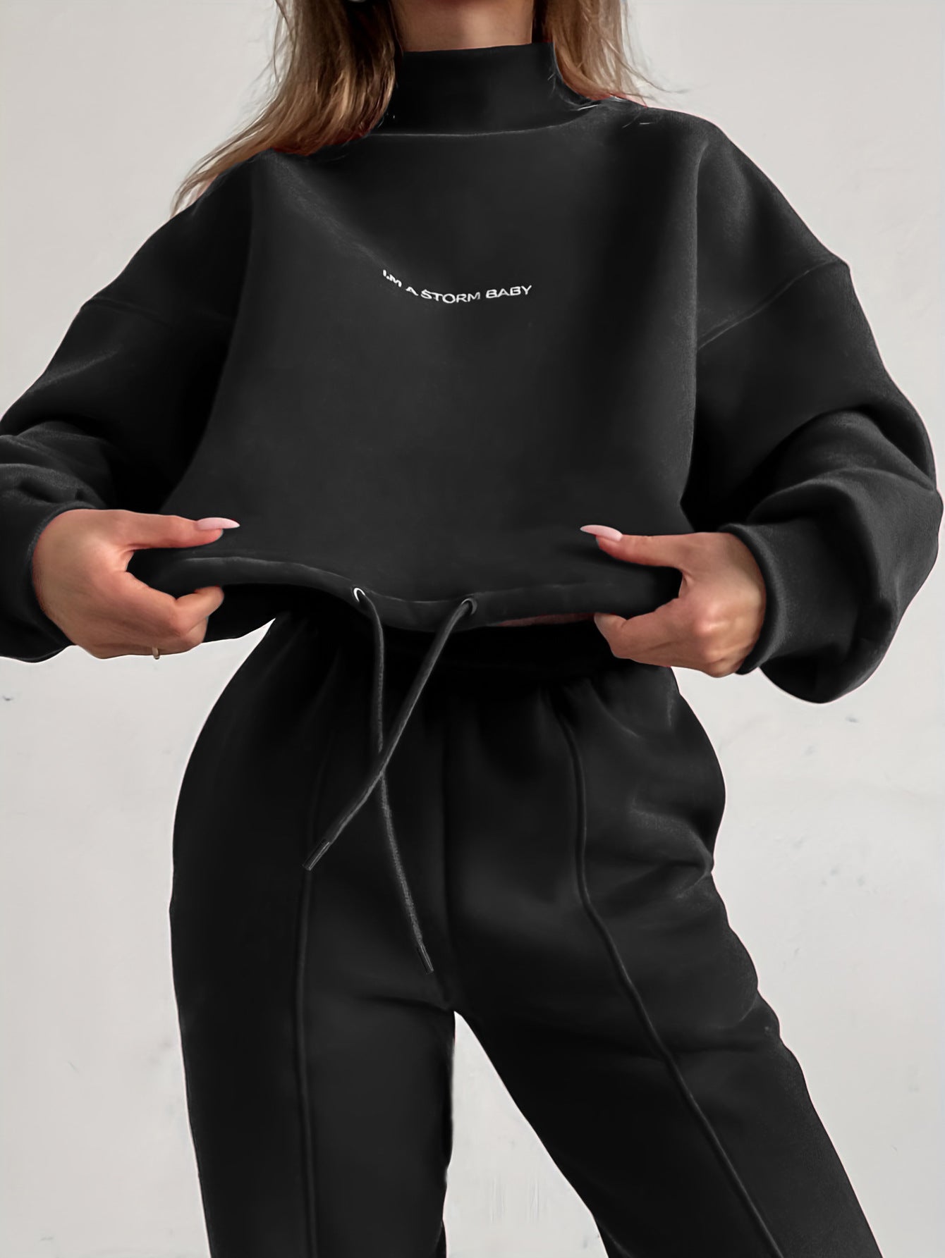 Damen Oversized Sweatshirt und Jogginghose Set ModeGeist