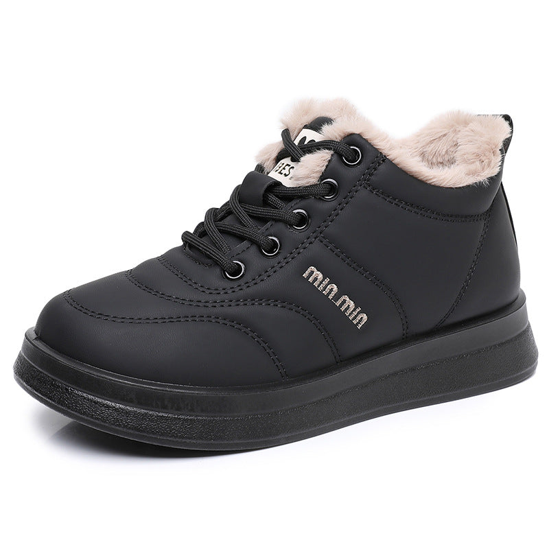 Damen Wärmende High-Top Sneakers mit kuscheligem Innenfutter und rutschfester Sohle ModeGeist