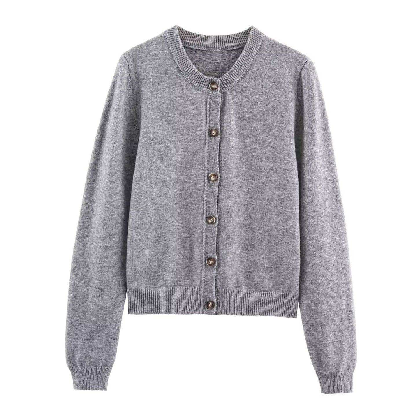 Damen Strickjacke mit eleganten Knopfdetails ModeGeist