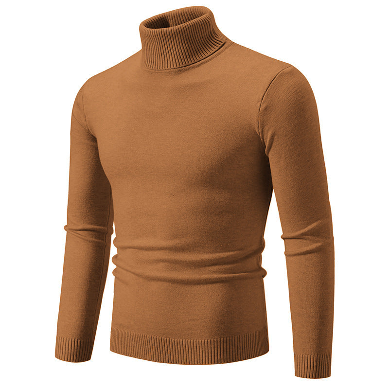 Herren eleganter Rollkragenpullover aus feiner Baumwolle ModeGeist