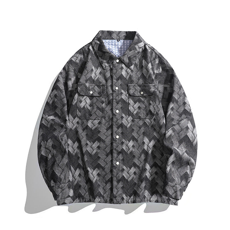 Herren lässige Overshirt ModeGeist