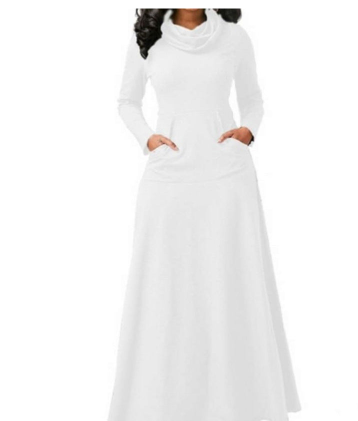 Durchsichtiges, fließendes Abendmaxikleid von Fudus