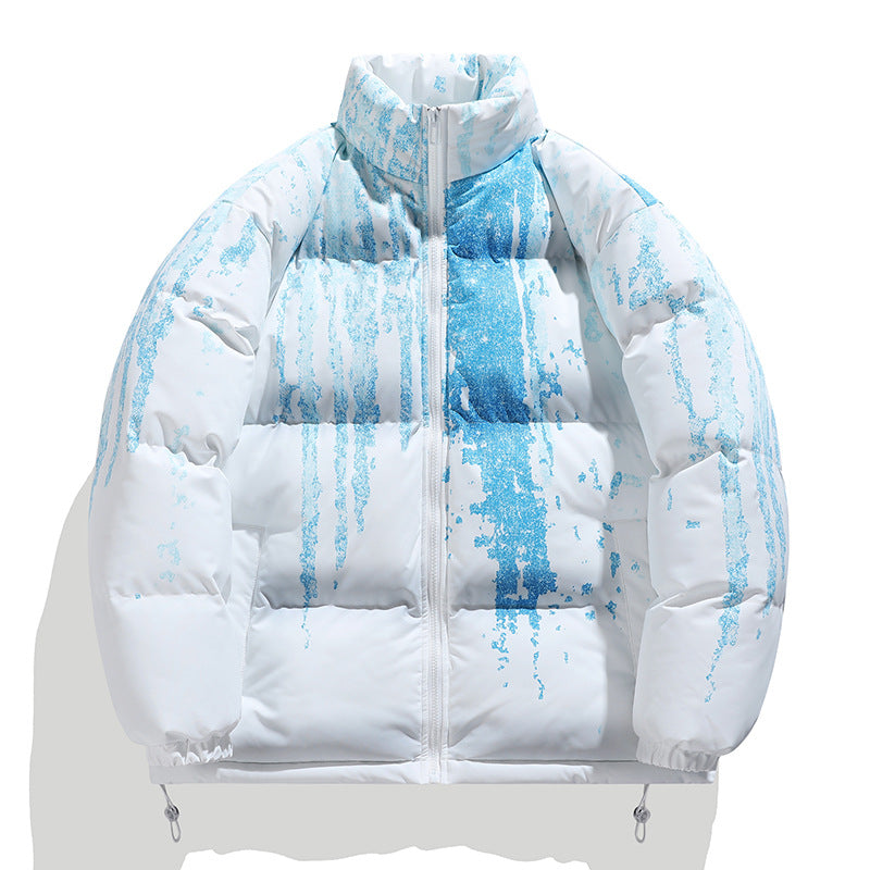 Damen Winterpufferjacke mit elastischen Bündchen und stylischem Design ModeGeist