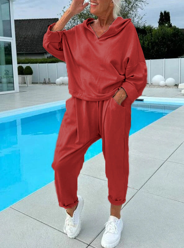 RICHELLE Hoodie-and-Joggers Set