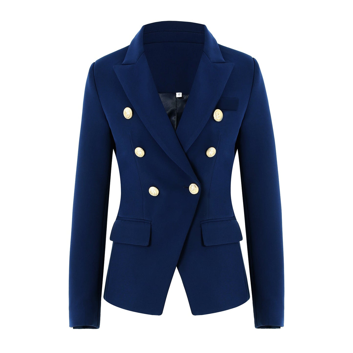 Damen Elegante Doppelreihige Blazerjacke mit goldenen Knöpfen ModeGeist