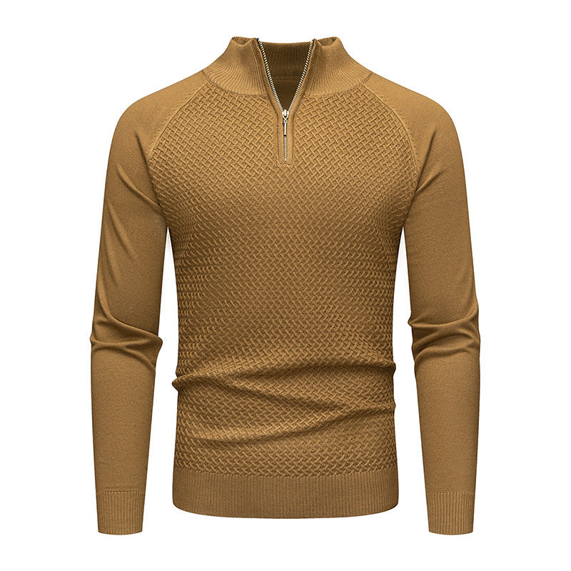 Herren Strickpullover mit Reißverschluss ModeGeist