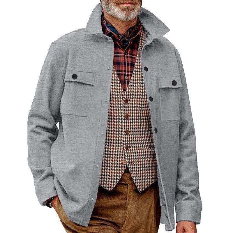 Herren lässige Outdoor-Jacke mit praktischen Taschen und modernem Schnitt ModeGeist