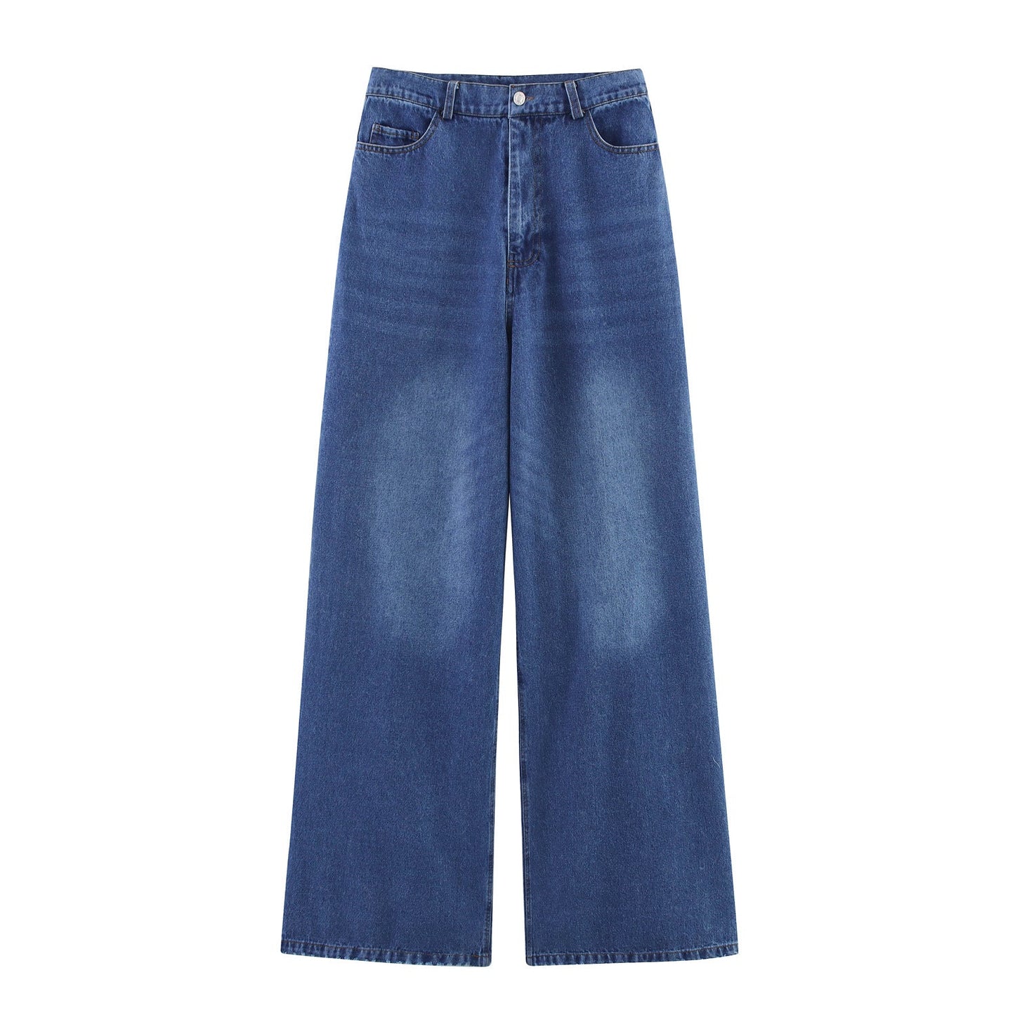 Modegeist Damen Relaxed Fit Wide Leg Jeans