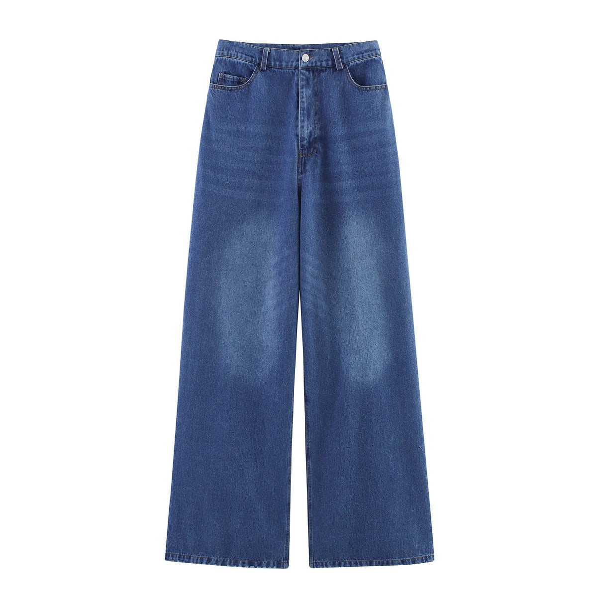 Modegeist Damen Relaxed Fit Wide Leg Jeans