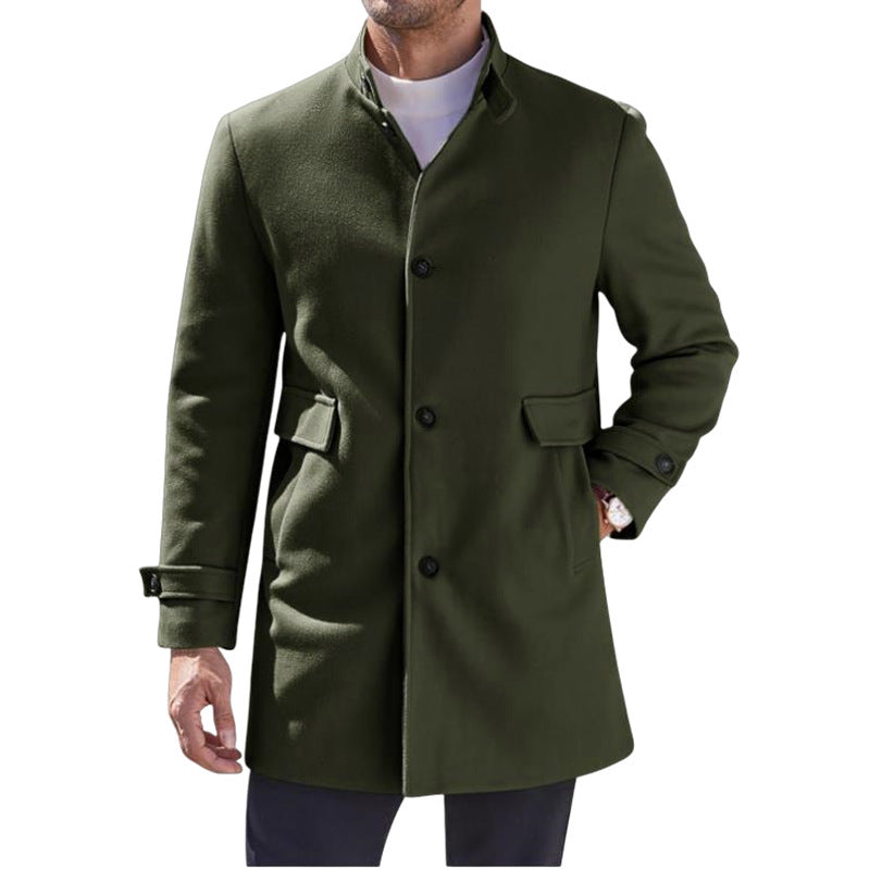 Herren klassischer Wollmantel ModeGeist